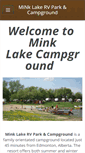 Mobile Screenshot of minklakeresort.com